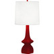 Robert Abbey - SA210 - One Light Table Lamp - Jasmine - Sangria Glazed Ceramic