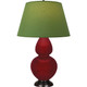 Robert Abbey - SA21G - One Light Table Lamp - Double Gourd - Sangria Glazed Ceramic w/Deep Patina Bronze