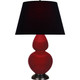 Robert Abbey - SA21K - One Light Table Lamp - Double Gourd - Sangria Glazed Ceramic w/Deep Patina Bronze