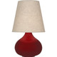Robert Abbey - SA91 - One Light Accent Lamp - Small June - Sangria Glazed Ceramic
