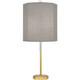 Robert Abbey - SG04 - One Light Table Lamp - Kate - Modern Brass w/ Clear Crystal