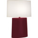 Robert Abbey - SM03 - One Light Table Lamp - Victor - Sugar Plum Glazed Ceramic