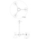 Clare Three Light Chandelier (SM04RW)