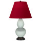 Robert Abbey - 1787R - One Light Accent Lamp - Small Double Gourd - Celadon Glazed Ceramic w/Deep Patina Bronze