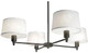 Robert Abbey - 1827 - Four Light Chandelier - Real Simple - Gunmetal Powder Coat over Steel