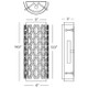 Marcel Two Light Wall Sconce (202)