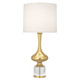 Robert Abbey - 209 - One Light Table Lamp - Jeannie - Modern Brass w/ Clear Crystal