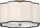 Robert Abbey - 2139 - Two Light Flushmount - Axis - Aged Brass