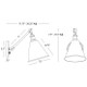 Alloy One Light Wall Sconce (2417G)