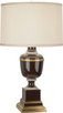 Robert Abbey - 2506X - One Light Accent Lamp - Annika - Chocolate Lacquered Paint w/Natural Brass Ivory Crackle