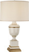 Robert Abbey - 2601X - One Light Table Lamp - Annika - Ivory Lacquered Paint w/Natural Brass Ivory Crackle