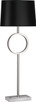 Robert Abbey - 2792B - One Light Table Lamp - Logan - Polished Nickel