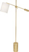 Robert Abbey - 292 - One Light Floor Lamp - Campbell - Modern Brass