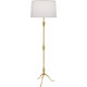Robert Abbey - 466 - One Light Floor Lamp - Grace - MODERN BRASS