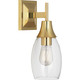 Robert Abbey - 484 - One Light Wall Sconce - Grace - Modern Brass