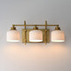 Bisque Three Light Bath Vanity (21493WTNAB)
