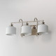Bisque Three Light Bath Vanity (21493WTPN)