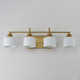 Bisque Four Light Bath Vanity (21494WTNAB)