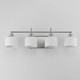 Bisque Four Light Bath Vanity (21494WTPN)