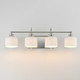 Bisque Four Light Bath Vanity (21494WTPN)