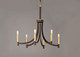 Lyndon Six Light Chandelier (21526BZAB)
