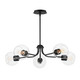 Maxim - 21635CLBK - Five Light Chandelier - Knox - Black