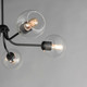 Knox Five Light Chandelier (21635CLBK)