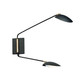 Maxim - 21692BKSBR - LED Wall Sconce - Scan - Black / Satin Brass