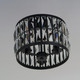 Madeline Three Light Flush Mount (21810BCBK)