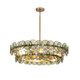 Maxim - 21823GNWBR - Six Light Chandelier - Loren - Weathered Brass