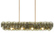 Loren Four Light Linear Chandelier (21826GNWBR)