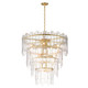 Maxim - 21837AGGL - 12 Light Pendant - Warren - Gold Leaf