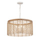 Maxim - 22445NAEC - Four Light Pendant - Vannerie - Ecru