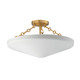 Maxim - 22450WTNAB - Three Light Flush Mount - Artemis - Natural Aged Brass