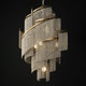 Fontaine Seven Light Chandelier (22467WWDGS)