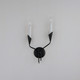 Calyx Two Light Wall Sconce (24342BK)
