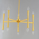 Rome Ten Light Chandelier (24625SBR)