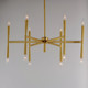 Rome 12 Light Chandelier (24626SBR)