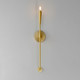 Vela One Light Wall Sconce (24811SBR)