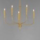 Vela Five Light Chandelier (24815SBR)