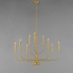 Vela Nine Light Chandelier (24819SBR)
