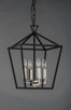Abode Four Light Chandelier (25152TXBPN)