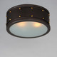Trestle Two Light Flush Mount (25160OIAB)