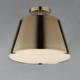 Carlo LED Semi Flush Mount (25170DBZHR)