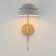 Lucas One Light Wall Sconce (25220LFGNAB)