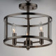 Sentinel Three Light Semi Flush Mount (25250CLSN)