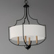 Savant Four Light Chandelier (25284WLBZAB)