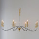 Clarion Eight Light Chandelier (25378CLPCSBR)