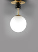 Vesper One Light Semi-Flush Mount (26031SWSBRBK)