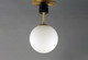 Vesper One Light Semi-Flush Mount (26031SWSBRBK)